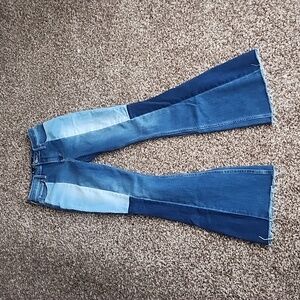 Wide leg jeans